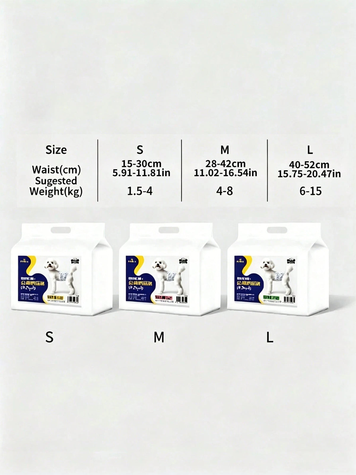 10-Pack Male Dog Diapers – Disposable Pet Nappies & Pee Pads