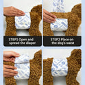 10-Pack Male Dog Diapers – Disposable Pet Nappies & Pee Pads