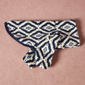 Geometric Pattern Dog Sweatshirt – Warm Plush High-Neck Pet Sweater