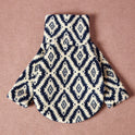 Geometric Pattern Dog Sweatshirt – Warm Plush High-Neck Pet Sweater