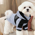 Colorblock Dog Windbreaker Jacket – Hooded Pet Coat