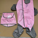 Pink Full-Coverage Dog Raincoat – Waterproof Pet Rainwear