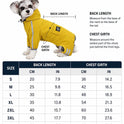 Full-Body Waterproof Dog Raincoat – Hooded Reflective Jacket
