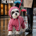 Full-Body Waterproof Dog Raincoat – Hooded Reflective Jacket