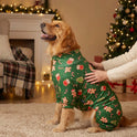 Christmas Dog Pajamas – Soft Full-Coverage Pet Jumpsuit