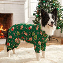 Christmas Dog Pajamas – Soft Full-Coverage Pet Jumpsuit