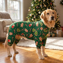 Christmas Dog Pajamas – Soft Full-Coverage Pet Jumpsuit