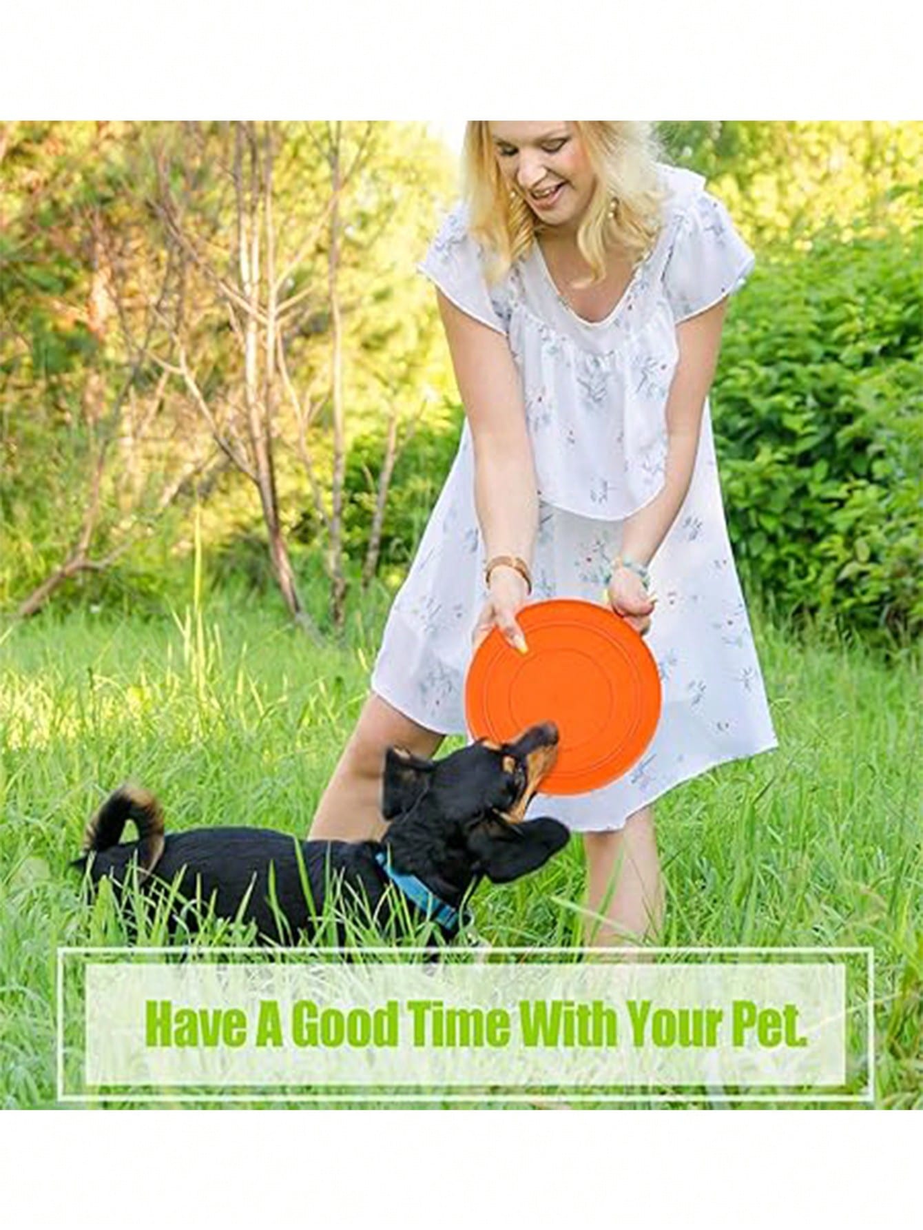 Dog Flying Disc Toy Set | Soft Interactive Training & Fetch Toys