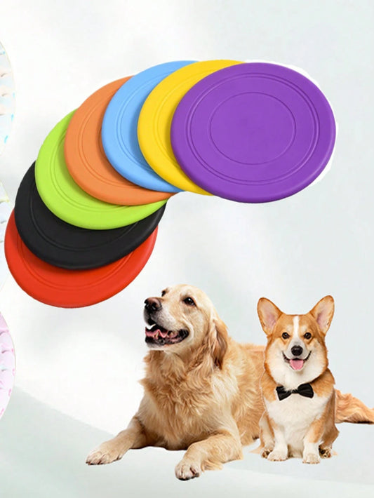 Dog Flying Disc Toy Set | Soft Interactive Training & Fetch Toys
