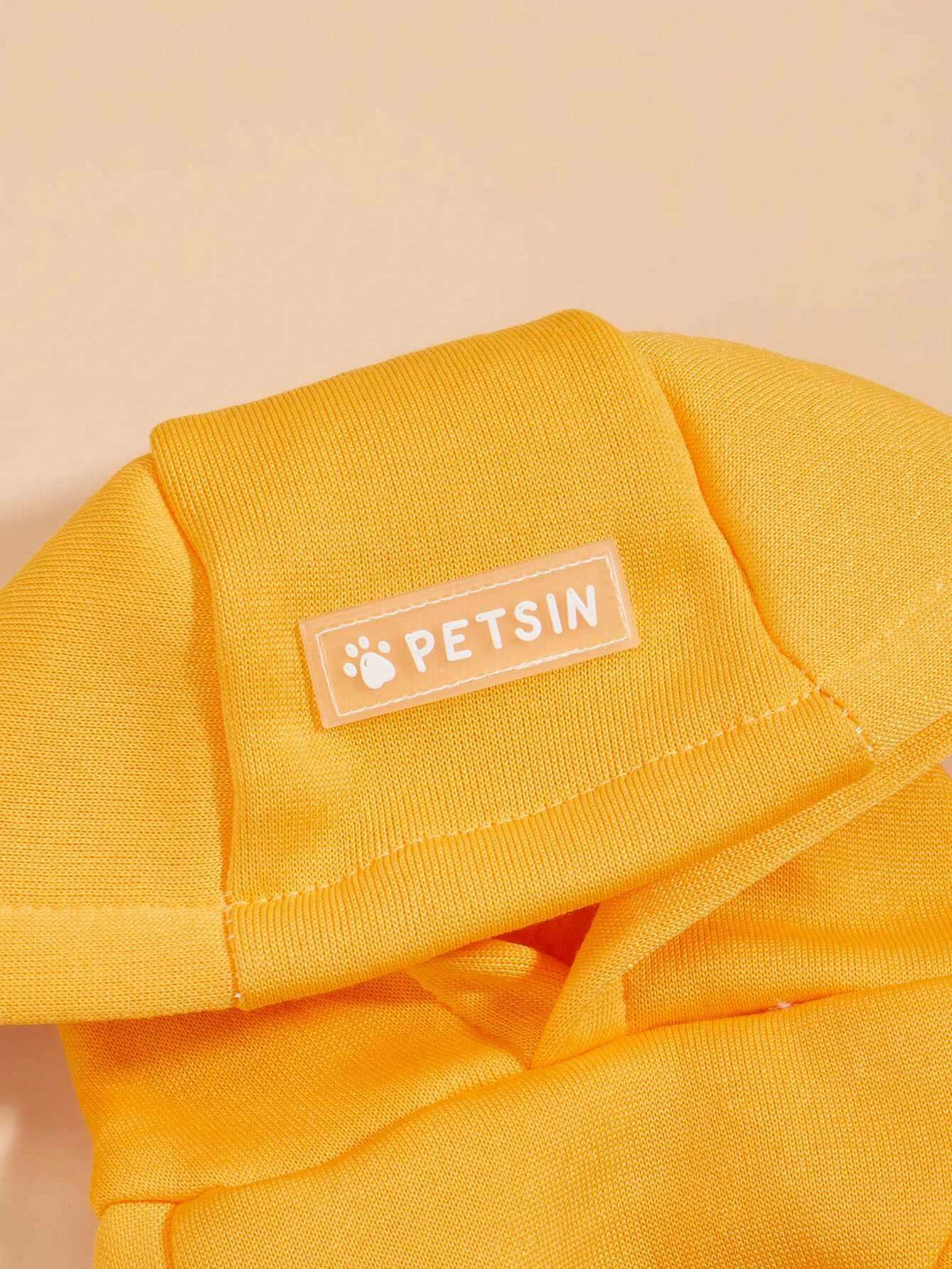Yellow Thermal Pet Hoodie – Warm Coat for Dogs & Cats