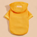 Yellow Thermal Pet Hoodie – Warm Coat for Dogs & Cats