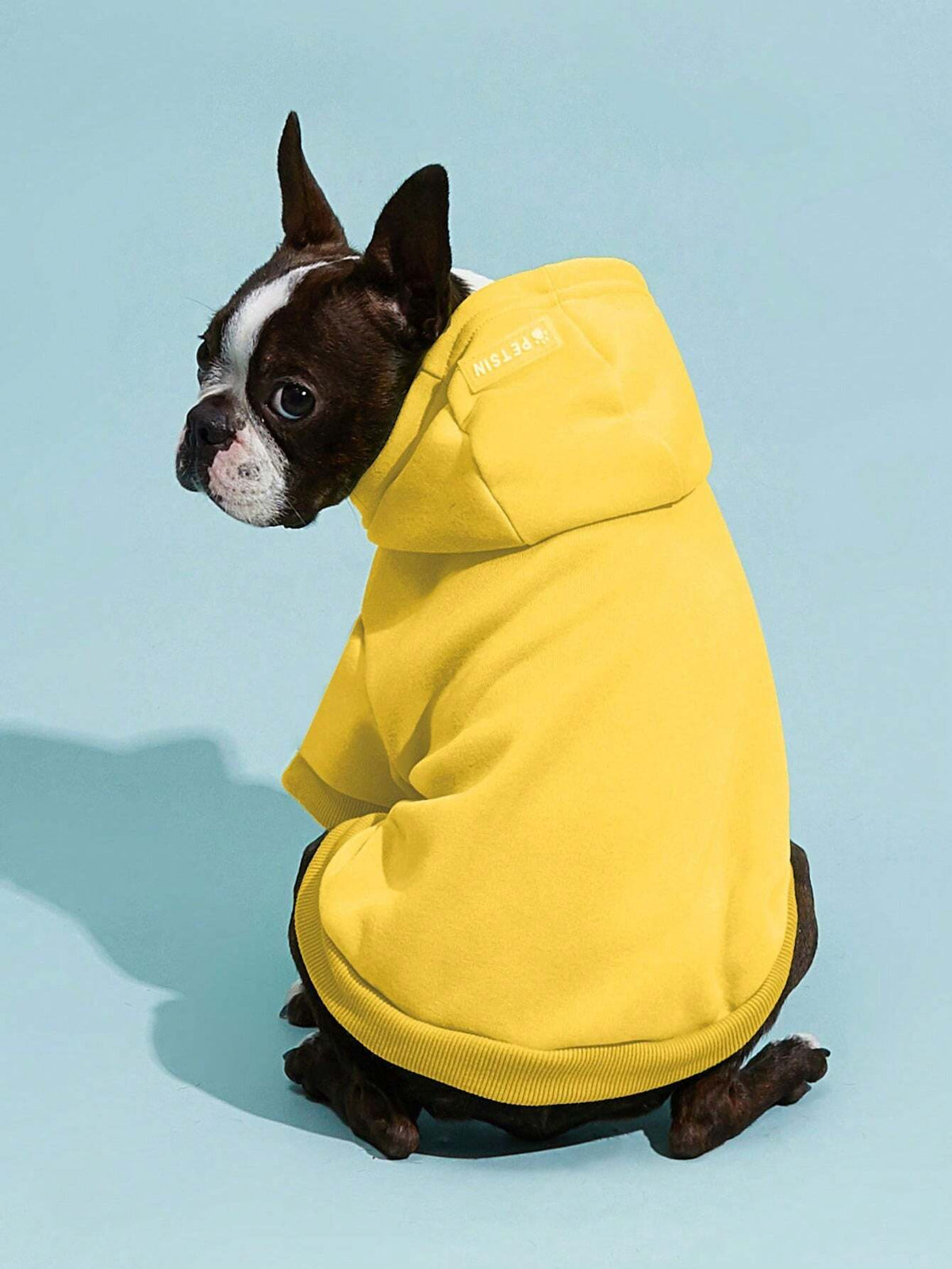 Yellow Thermal Pet Hoodie – Warm Coat for Dogs & Cats