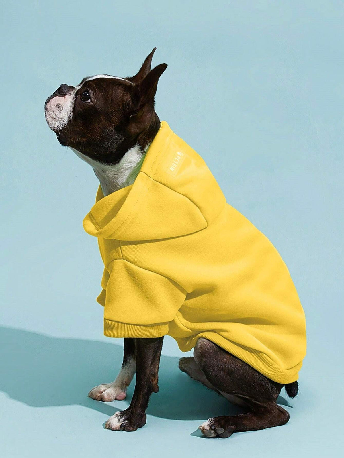 Yellow Thermal Pet Hoodie – Warm Coat for Dogs & Cats