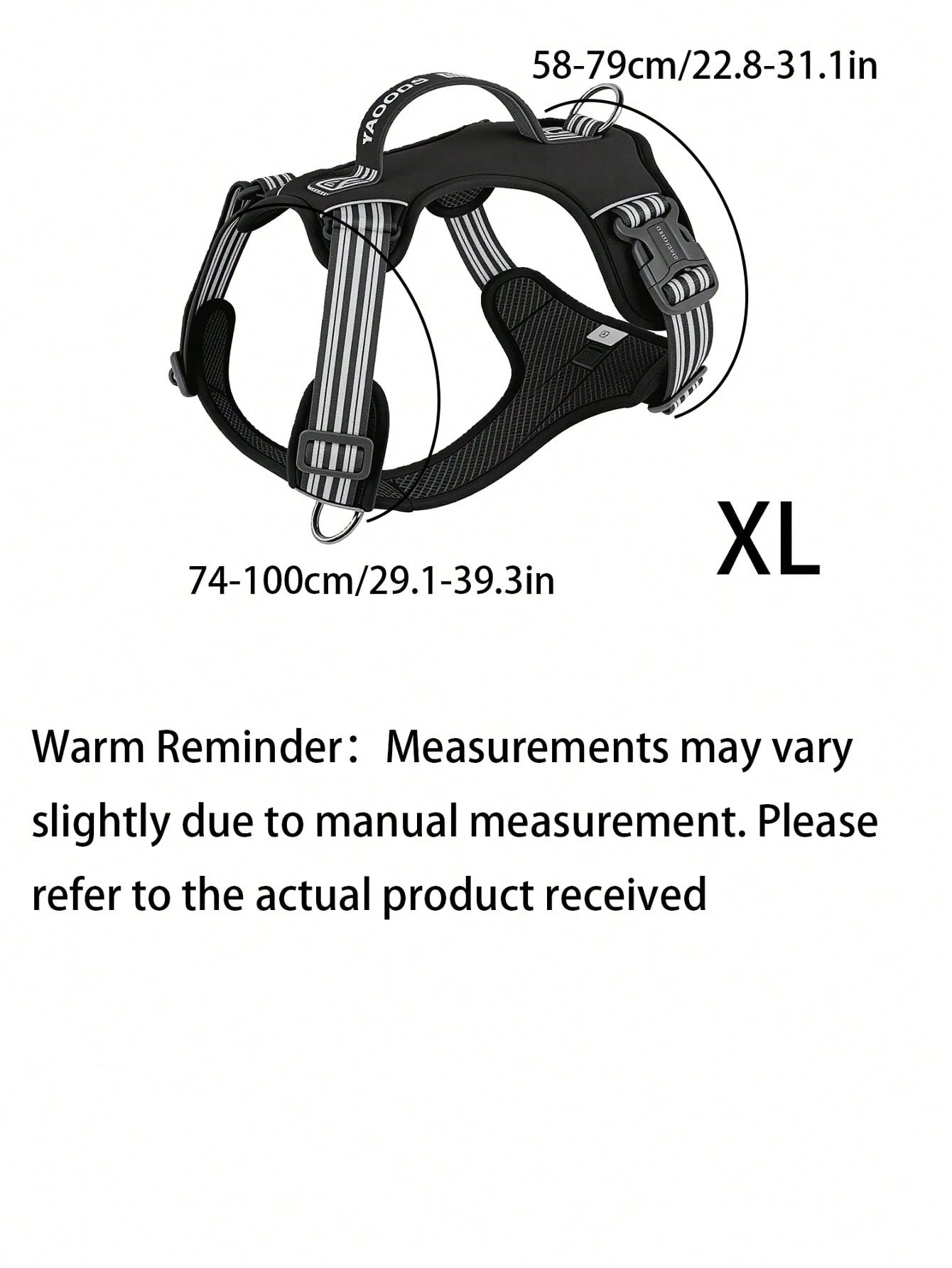 Tactical Dog Harness with Handle & Leash Clip – Reflective Adjustable Vest