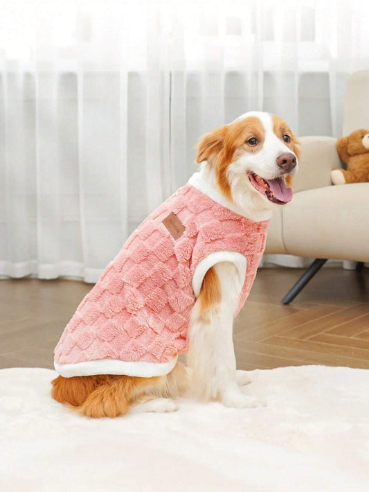 Warm Pet Fleece Vest – Machine Washable Winter Dog & Cat Sweater