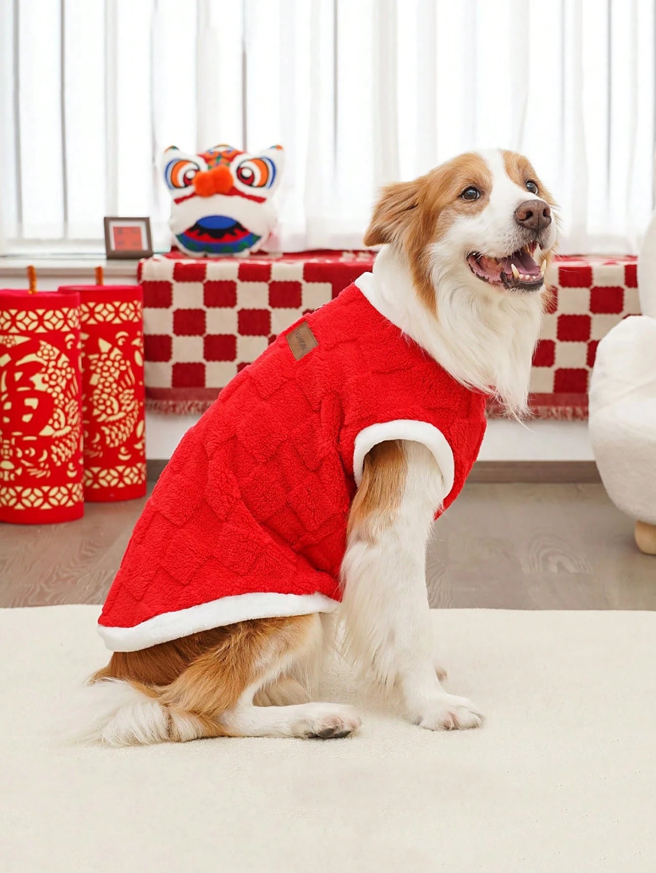Warm Pet Fleece Vest – Machine Washable Winter Dog & Cat Sweater