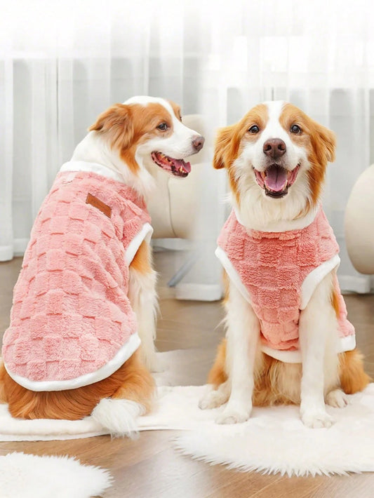 Warm Pet Fleece Vest – Machine Washable Winter Dog & Cat Sweater
