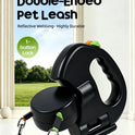 Dual Retractable Dog Leash for 2 Dogs – Harness Walking Set
