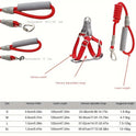 Macaron Dog Harness & Leash Set | Soft Adjustable Harness for Small Dogs