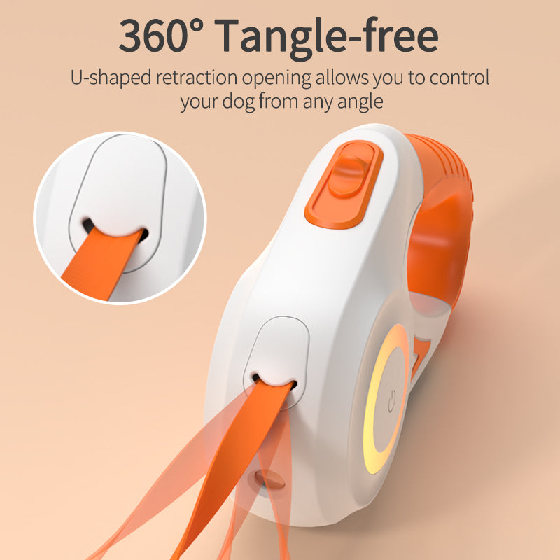 ROJECO Automatic Retractable Dog Leash with LED Light