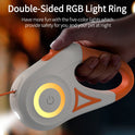 ROJECO Automatic Retractable Dog Leash with LED Light