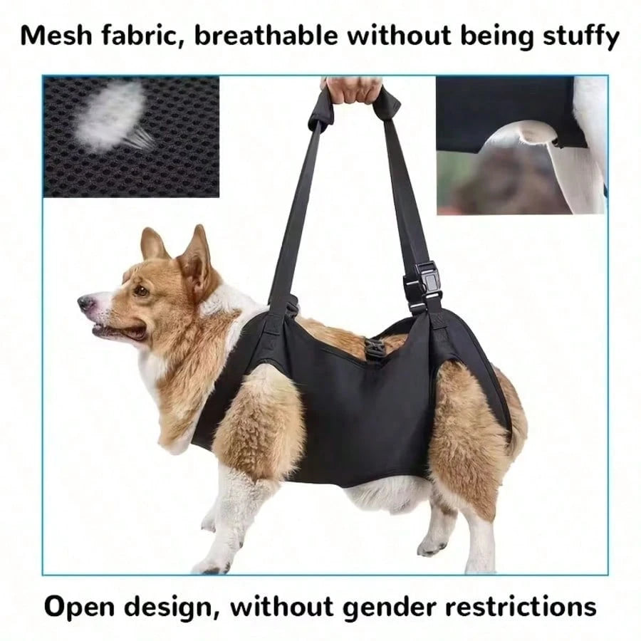 Adjustable Dog Support Leash – Shoulder Strap for Elderly & Disabled Dogs