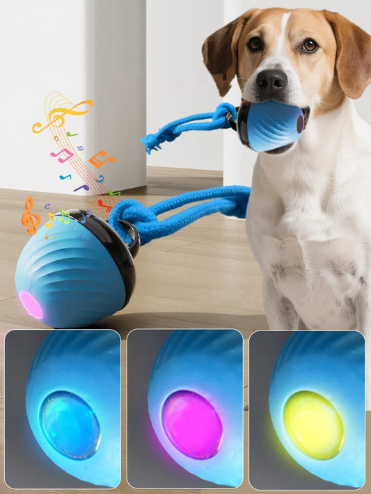 Interactive Smart Dog Ball Toy | USB Rechargeable Moving Chew Ball