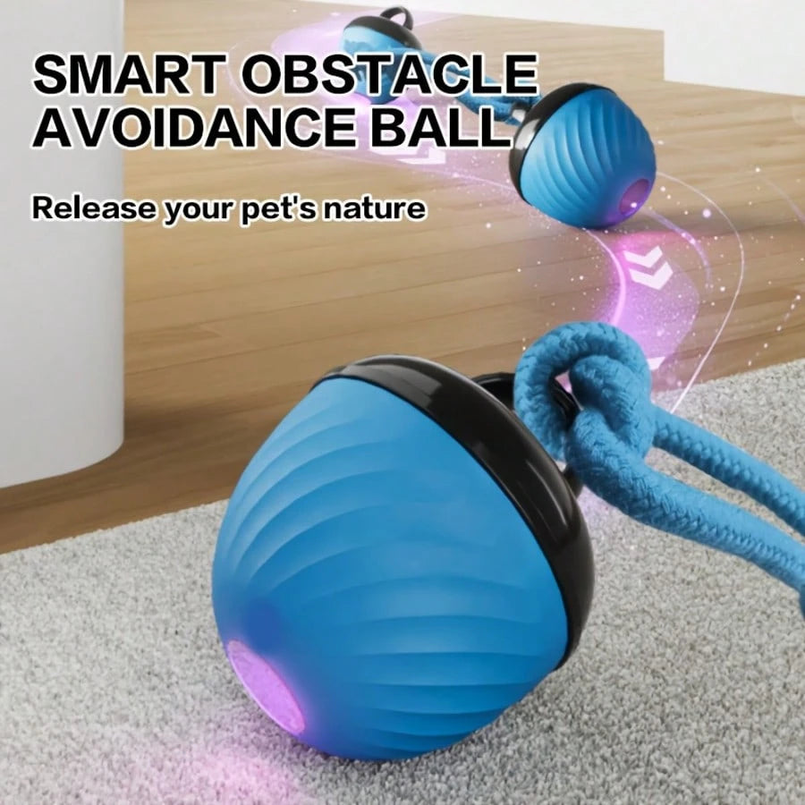 Interactive Smart Dog Ball Toy | USB Rechargeable Moving Chew Ball