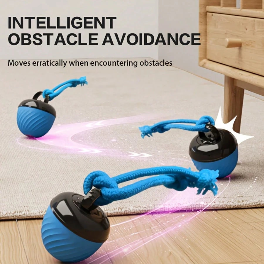 Interactive Smart Dog Ball Toy | USB Rechargeable Moving Chew Ball