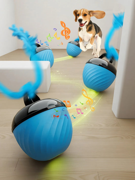 Interactive Smart Dog Ball Toy | USB Rechargeable Moving Chew Ball