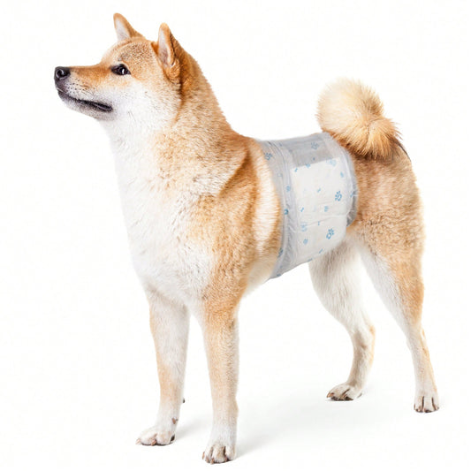 12-Pack Male Dog Diapers | Super Absorbent Leak-Proof Wraps