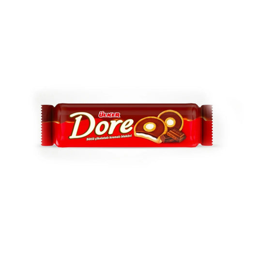 ULKER Dore Biscuits with milk chocolate & cream (86g) - 24 Pieces per box