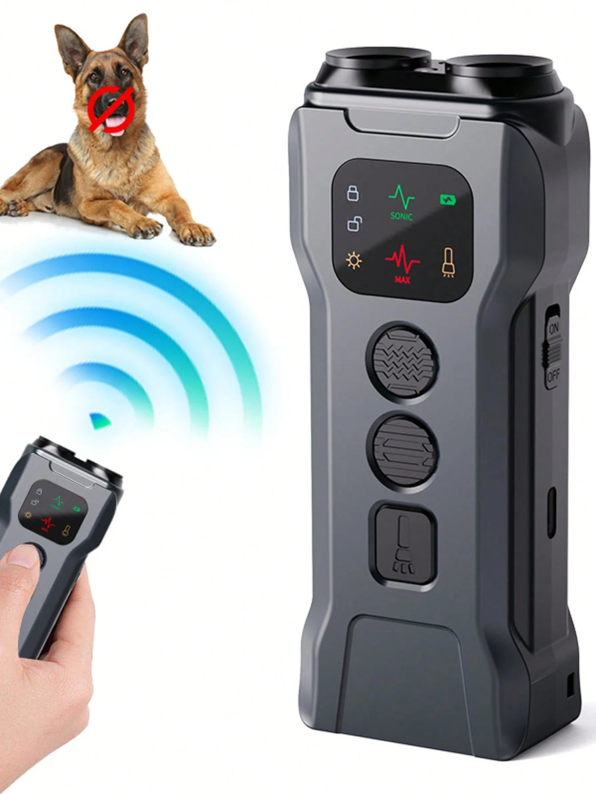 Ultrasonic Dog Repeller | Safe Outdoor Dog Deterrent