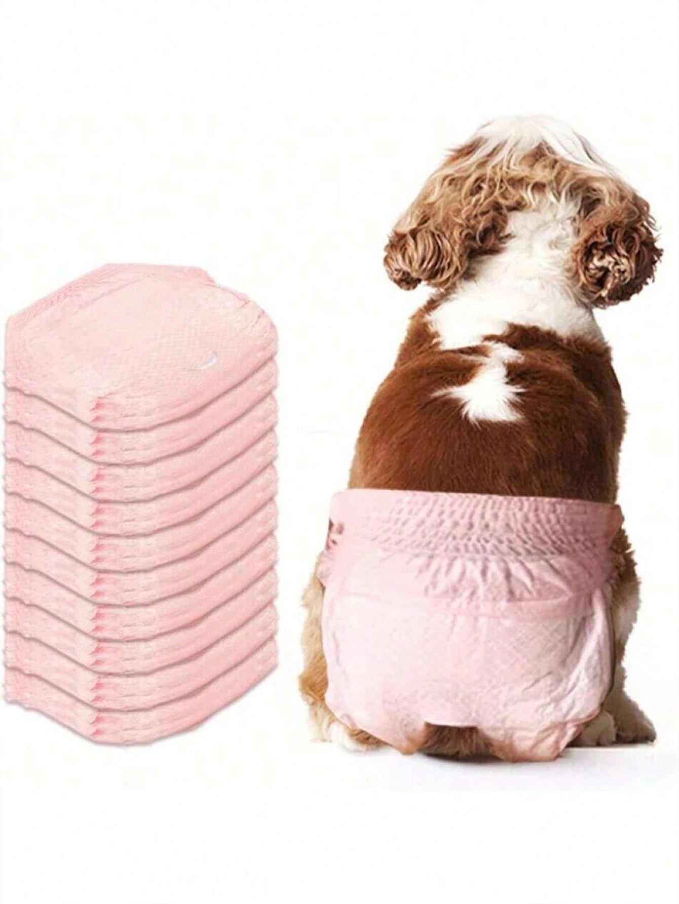 10PCS Female Dog Diapers | Super Absorbent Leak-Proof Pet Diapers