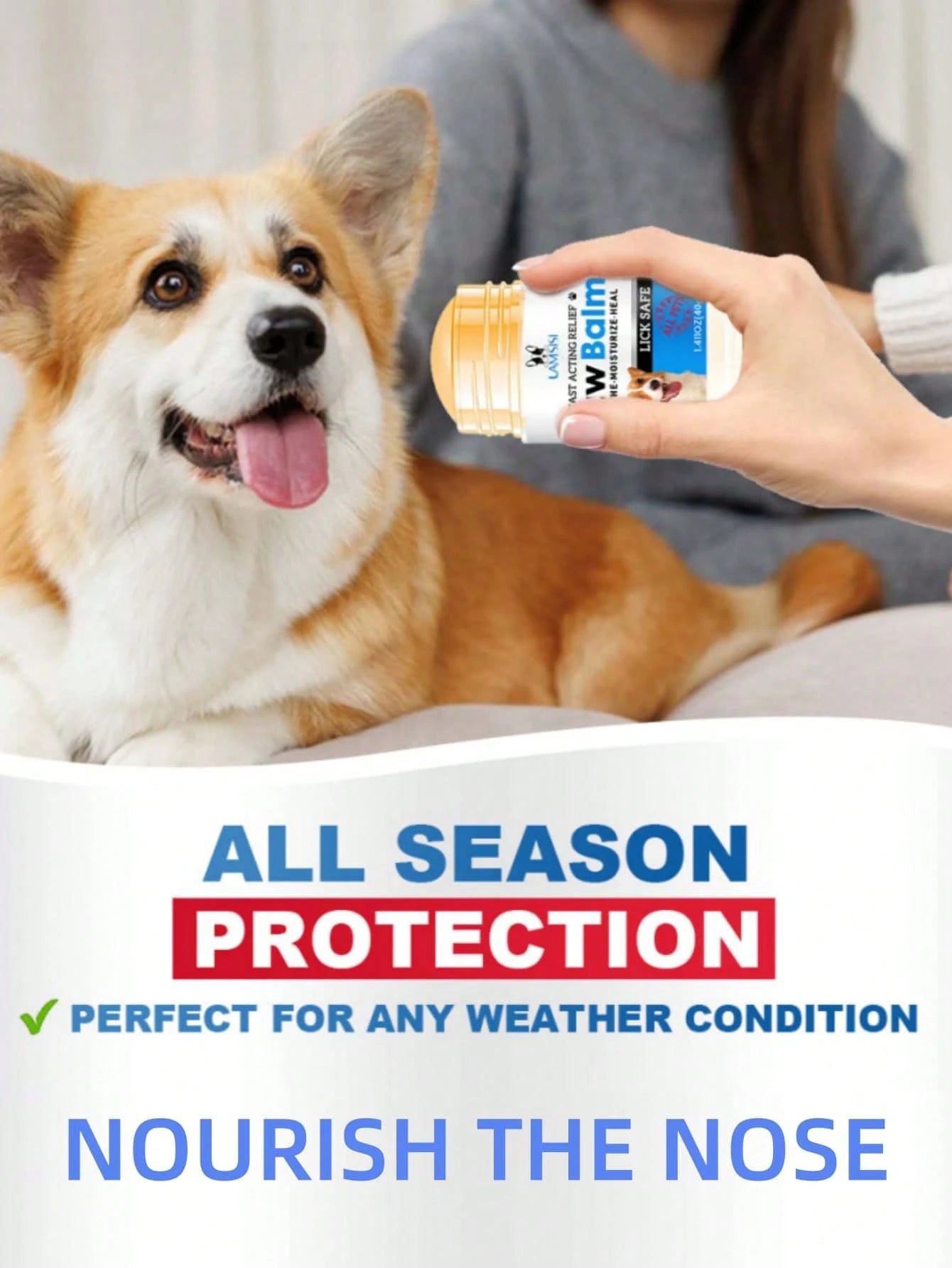 Pet Paw Balm Stick | Moisturizing Paw Care for Dogs & Cats