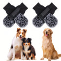 Non-Slip Dog Socks – Paw Protection & Anti-Lick Socks | 4 Pcs