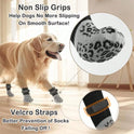 Non-Slip Dog Socks – Paw Protection & Anti-Lick Socks | 4 Pcs