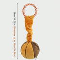 Interactive Squeaky Sports Ball Dog Toy | Football, Basketball & Rugby Plush Toy