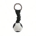 Interactive Squeaky Sports Ball Dog Toy | Football, Basketball & Rugby Plush Toy