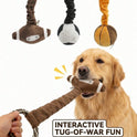Interactive Squeaky Sports Ball Dog Toy | Football, Basketball & Rugby Plush Toy