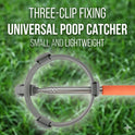 Long Handle Dog Poop Scooper with poop bags – Foldable Pet Waste Collector