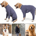 4-Leg Dog Winter Pajamas | Soft Warm Bodysuit for Medium & Large Dogs