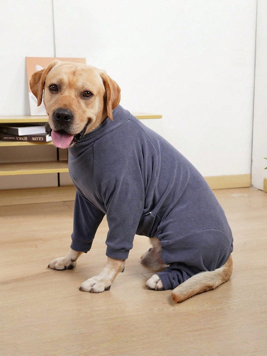 4-Leg Dog Winter Pajamas | Soft Warm Bodysuit for Medium & Large Dogs