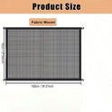 Foldable Pet Mesh Fence | No-Drill Safety Gate for Dogs & Cats