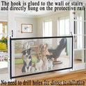 Foldable Pet Mesh Fence | No-Drill Safety Gate for Dogs & Cats