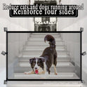 Foldable Pet Mesh Fence | No-Drill Safety Gate for Dogs & Cats