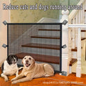 Foldable Pet Mesh Fence | No-Drill Safety Gate for Dogs & Cats