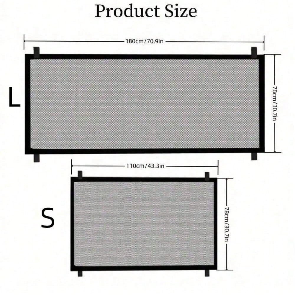 Portable Mesh Pet Safety Gate | No-Drill Dog & Cat Barrier