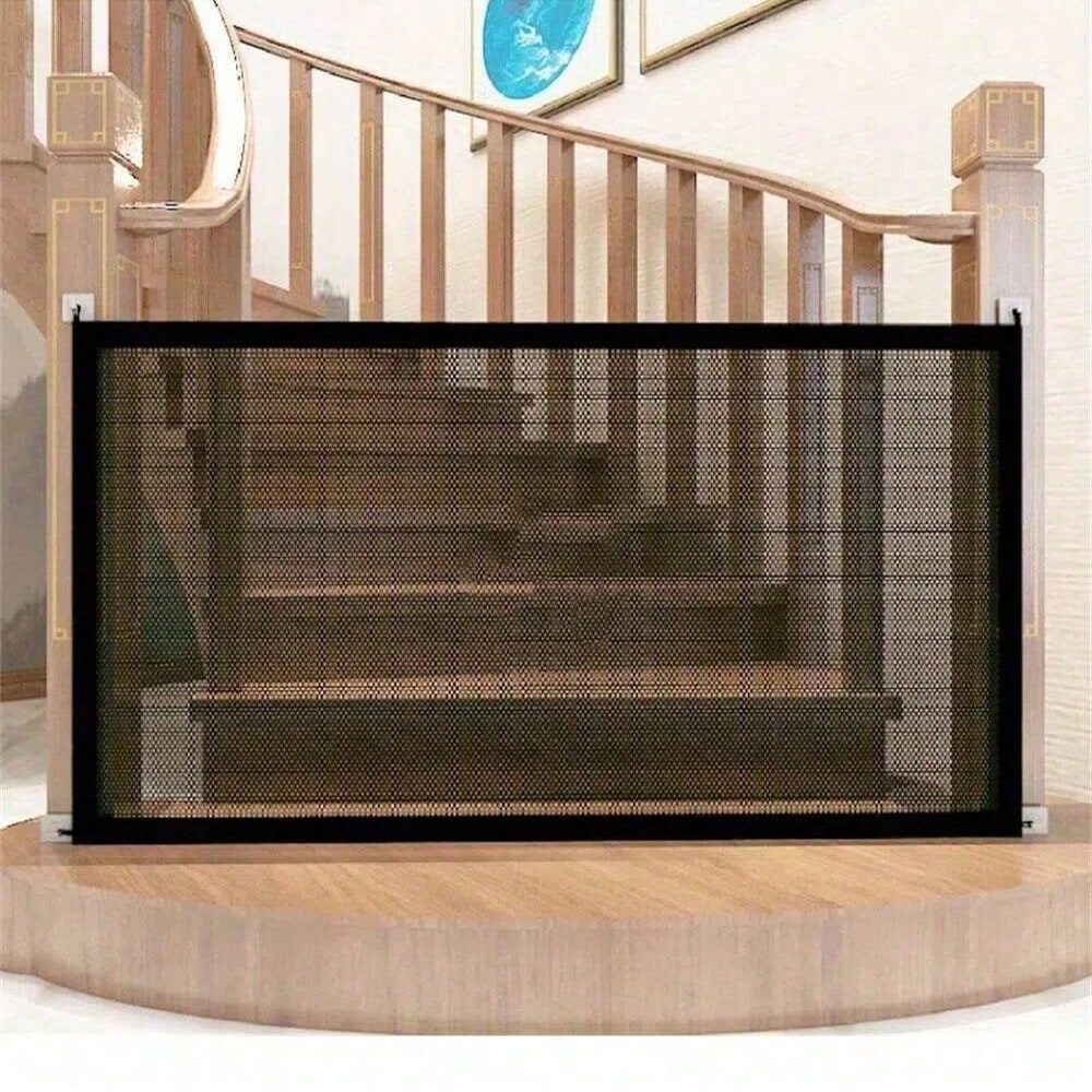 Portable Mesh Pet Safety Gate | No-Drill Dog & Cat Barrier