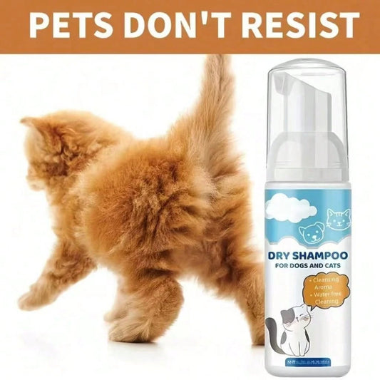 No-Rinse Pet Cleaning Foam 100ml – Gentle Cat & Dog Cleaner